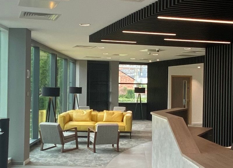 Jessop House, Reception Refurbishment — photograph 1